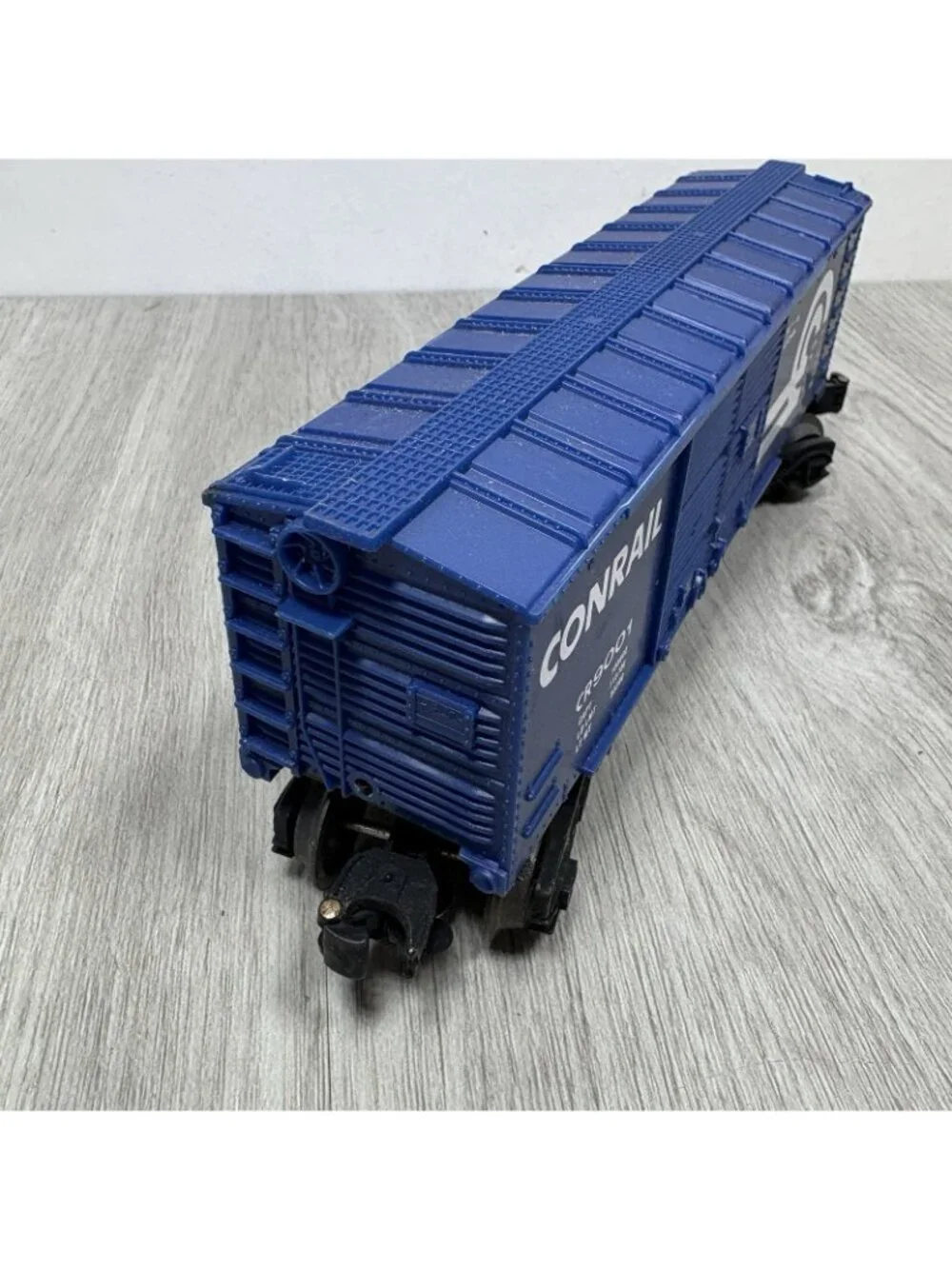 Lionel O Gauge 1:48 Scale Box Car Conrail CR9001, Blue Plastic Train Freight